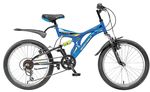 Цена на детский двухподвесный велосипед 20 дюймов Новатрек TITANIUM 6 скоростей в Москве